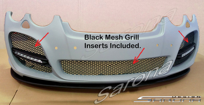 Custom Bentley GTC  Convertible Front Bumper (2005 - 2010) - $2990.00 (Part #BT-011-FB)